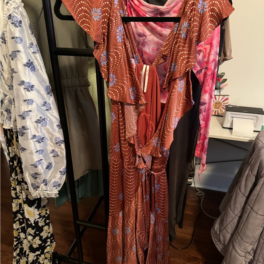 anthropologie wrap dress